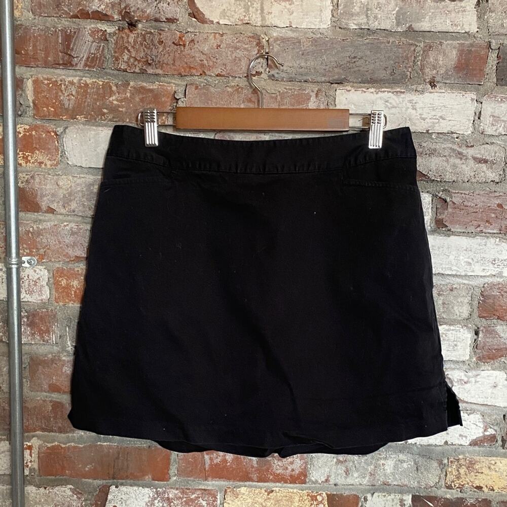 Lady Hagen Black Mini Skort Size 12